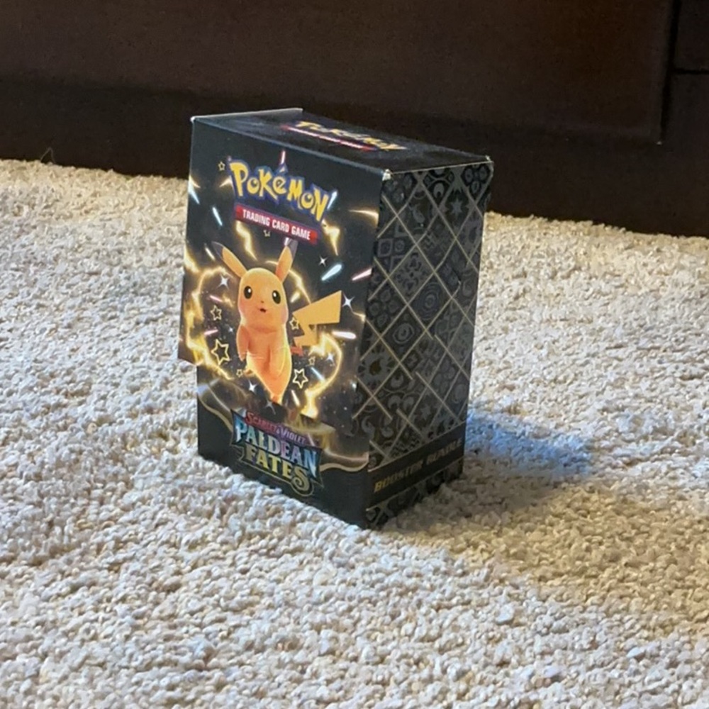 Pokemon Trading Card Game Box - Black and Yellow